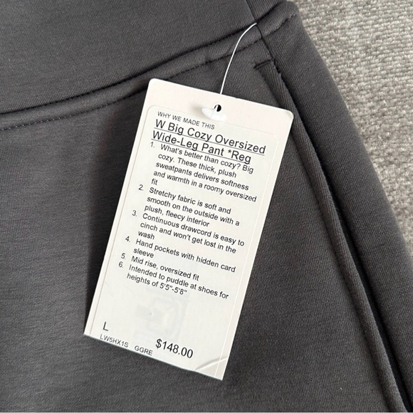 New lululemon big cozy wide leg pants - Picture 11 of 12